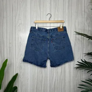 Levi’s Plus Size 501 Mid Thigh Shorts Pleased To Meet You size 32 858330056 thumbnail 4