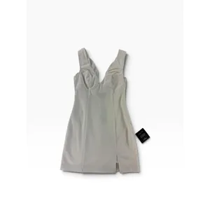Lulus White Plunging V-Neck Halter Mini Dress Size S thumbnail 3