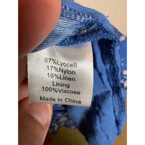 Tuckernuck Limoges Floral Royal Blue Shirt Dropped Waist Mini Dress Size M thumbnail 8