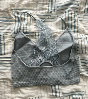 Suzette Collection Top Crop Tank blue thumbnail 2