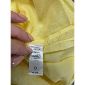 Allison New York Camila Eyelet Lace Hem Shorts Butter Yellow Pastel Medium thumbnail 5