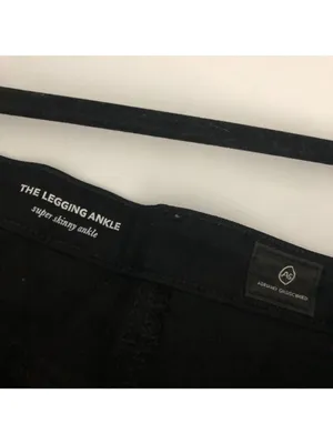 Adriano Goldschmied Black Super Skinny Legging Ankle Jeans 27R Womens Stretch thumbnail 4