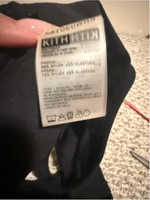 KITH Laila Double Scoop Black Sport Lounge Bra Logo Tape- Size Medium thumbnail 12