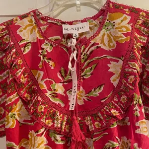 Maisie Mini dress in Pink and Yellow thumbnail 3