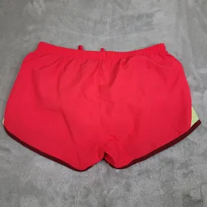 Nike Womens Shorts Dri-Fit Pull On Running & Jogging Activewear Red Yellow Small thumbnail 8
