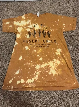 Western tshirt Orange thumbnail 1