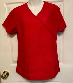 SB Scrubs Scrub Top Sz XS Classic Red X Small thumbnail 1