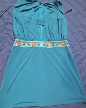 Laundry by Shelli Segal Electric Blue Beaded Waist Mini Dress thumbnail 8