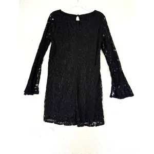 Altar'd State Dress Women M Black Lace Whimsygoth Bell Sleeve Witchy Feminine Fairy Victorian thumbnail 2