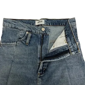 AGOLDE 90's Denim Mini Jean Skirt High Waisted Blue Cotton Festival Size 24 thumbnail 8
