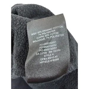 Aritzia TNA Cozy Fleece Hoodie Black Pullover Kangaroo Pocket Oversized Large‎ thumbnail 11