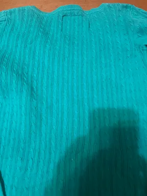 U.S. Polo Assn. Teal Ribbed Sweater thumbnail 6