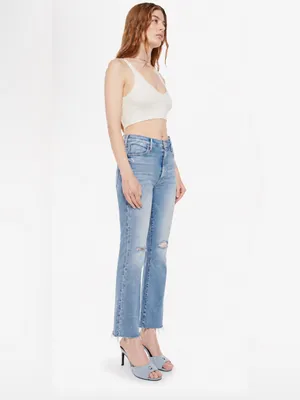 New MOTHER The Hustler Ankle Fray Jeans – Size 32” (Not Plus Size) thumbnail 2