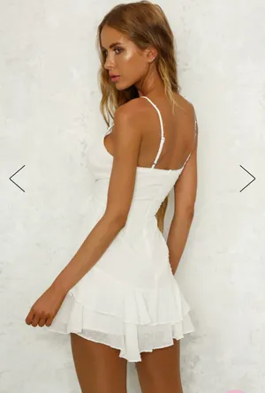 Hello Molly Ice Cold Dress White thumbnail 2