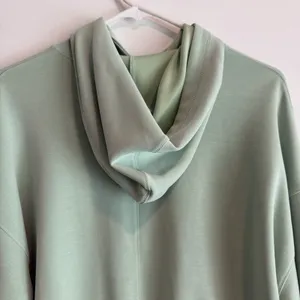 Sweaty Betty Women's Size Small Mint Green Cropped Hoodie Sweatshirt Drawstring thumbnail 8