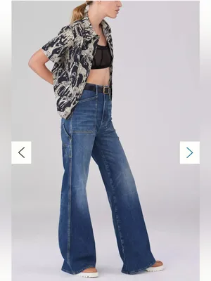 Anthropologie Pilcro The Carpenter Wide-Leg Jeans - 25 Waist thumbnail 5