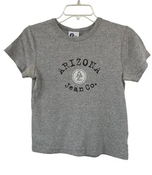 Arizona Jean Co T Shirt Womens S Gray Logo Y2K Tee Used thumbnail 1