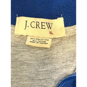 J.Crew Blue Quarter Zip Fleece Pullover – Size XL – Vintage thumbnail 5