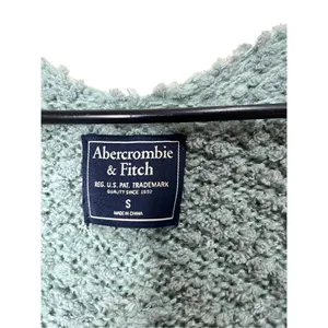 Abercrombie & Fitch Fall Chunky Fuzzy Cozy Knit‎ V Neck Sweater Size S thumbnail 5