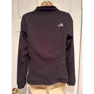 The North Face Jacket Women Small Black Soft Shell Fleece Lined Outdoor thumbnail 3