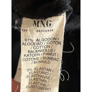 MNG Mango Women’s Wide Leg Black Trousers Size 8 (6172) thumbnail 9