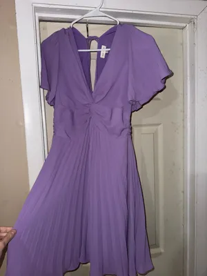 Adelyn Rae Purple Dress thumbnail 5