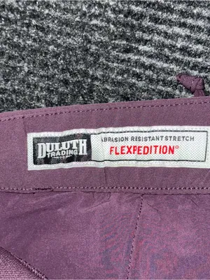 Duluth Trading Co NWT Women Flexpedition Joggers Elderberry Purple 10x28.5 Nylon thumbnail 8