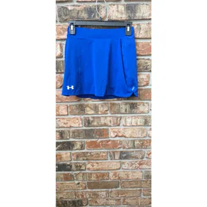 Under Armour Royal Blue Athletic Skirt Skort Size XS Pull On Tennis Athleisure thumbnail 5