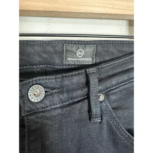 AG Adriano Goldschmied The Stilt Cigarette Leg Jeans Black Slim Straight 29R‎ thumbnail 4