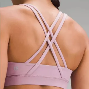 Lululemon Energy Bra in Pink Size 8 thumbnail 5