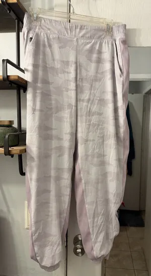 Athleta Light Lavender Camo Casual Pants thumbnail 1