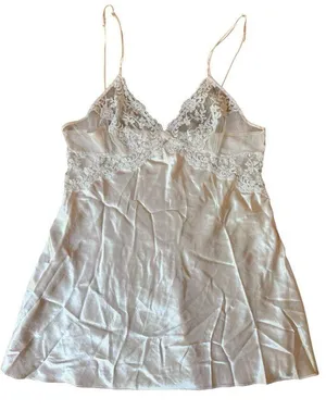 Belle Nuit Y2K Plus Pink Sheer Embroidered Floral Lace Lingerie Mini Slip Dress thumbnail 1