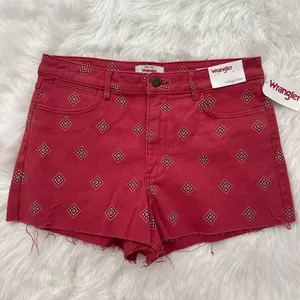 Wrangler Women's Mid Rise Vintage Denim Shorts Diamond Bay Size 10/30 thumbnail 2