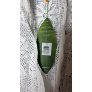 New Farm Rio Landscape guipure lace shirt off white sz XS thumbnail 4
