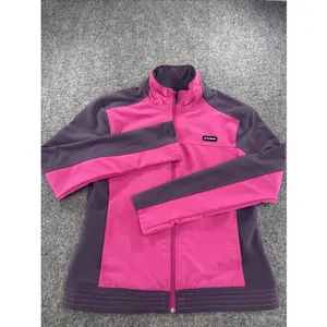New Balance Womens S Pink Purple Softshell Full Zip Athletic Jacket WALJ6101 thumbnail 2