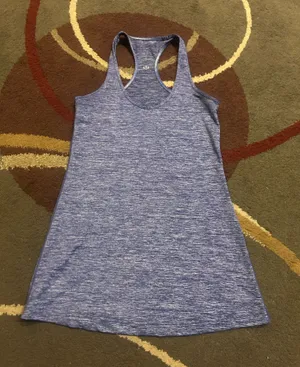Lululemon heathered blue racerback tank top see measurements woman’s S 4/6 thumbnail 1
