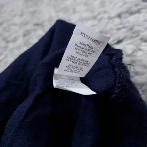 Aerie Offline Recharge Summer Lights Terry Sports Bra Size Medium Navy Blue thumbnail 7