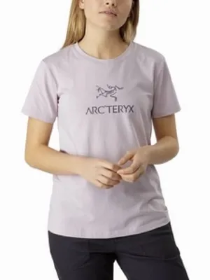 Arc’teryx Arc’word Cotton T-Shirt Women’s Mauve Pink Top thumbnail 1