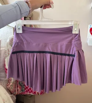 Purple Tennis Skirt Pleated thumbnail 2