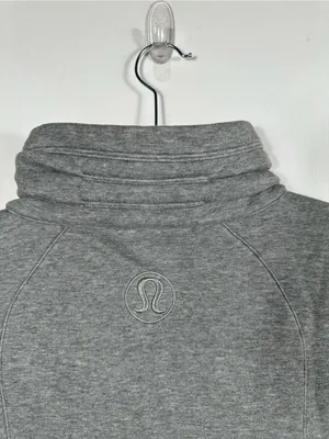 Lululemon‎ Light As Warmth Jacket Womens 6 Heather Gray White Full Zip thumbnail 8
