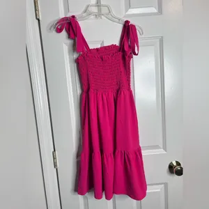 Hot pink SHEIN dress thumbnail 2
