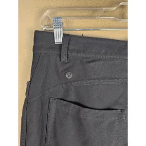Lululemon Womens Black City Sleek 5 Pocket High Rise 7/8 Pants 10 thumbnail 3