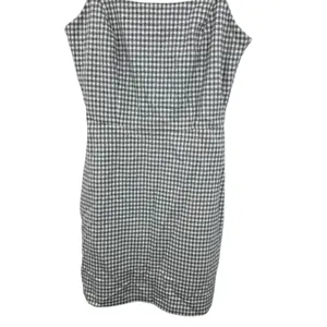 Wilfred Aritzia Size 2 Gingham Mini Dress Black White Checkered Spaghetti‎ Strap thumbnail 4