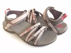 Teva Women's Gray and Pink Strappy Outdoor Sandals thumbnail 1