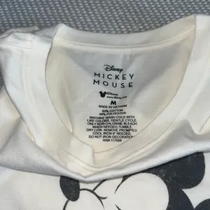 Disney Mickey Mouse Cream Old Fashion Graphic Tee Shirt Sz M NWT thumbnail 3