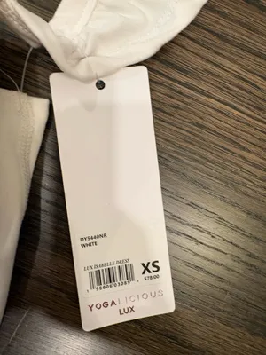 Yogalicious Lux White Athletic Dress thumbnail 4