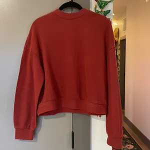 SHEIN Mock Neck Drop Shoulder Pullover Long Sleeve Sweater thumbnail 2