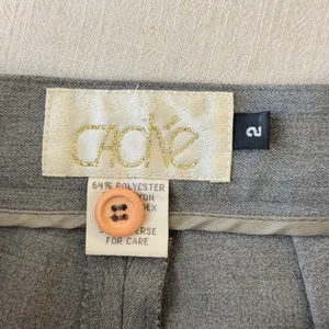 Cache Vintage made in USA High Rise Straight Leg Dress Pants Womens 2 Gray thumbnail 12