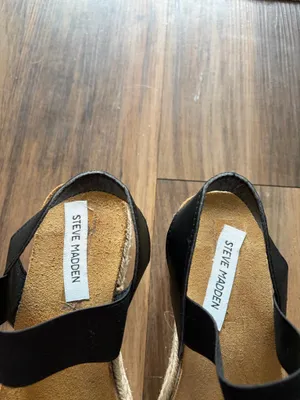 Steve Madden Sandals Black Platform thumbnail 4