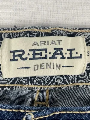 Ariat Women's Dark Blue Bootcut Jeans - REAL Denim thumbnail 10